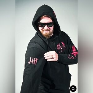 The Boys Hoodie Black Akumu Anime Horror Graphic Youtube Men’s L NWT